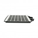 Lampa solara LED iluminat stradal 500W cu panou solar 15W, baterie 15000mAh, senzor miscare, telecomanda, prindere stalp IP66 Breckner Germany