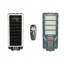 Lampa solara LED iluminat stradal 500W cu panou solar 25W, baterie 20000mAh, senzor miscare, telecomanda, prindere stalp IP65 Breckner Germany