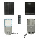 Lampa solara LED iluminat stradal 500W cu panou solar 50W, baterie LiFePO4 55000mAh, telecomanda si suport prindere Breckner Germany