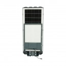 Lampa solara LED iluminat stradal 800W cu camera supraveghere duala 3MP Wi-Fi, panou solar 40W, baterie LiFePO4 30000mAh, PTZ 360, night vision, detectie PIR Ai, aplicatie V380 Pro