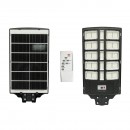 Lampa solara LED iluminat stradal 800W cu panou solar 25W, baterie 20000mAh, senzor miscare, telecomanda, prindere stalp IP66 Breckner Germany
