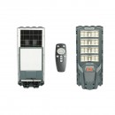 Lampa solara LED iluminat stradal 800W cu panou solar 40W, baterie 30000mAh, senzor miscare, telecomanda, prindere stalp IP65 Breckner Germany