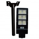 Lampa solara stradala Bass BS-5918, putere 160W, 440 x Led, senzor miscare, IP65, Telecomanda, suport fixare