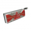 Lampa stop spate dreapta LED remorca 24V, 7 pini ASS2.1 cu lampi de gabarit, iluminare numar 400x153x88mm
