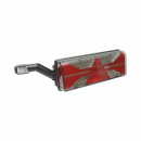 Lampa stop spate dreapta LED remorca 24V, 7 pini ASS2.1+4x2 cu lampi de gabarit, iluminare numar 400x153x88mm