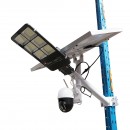 Lampa stradala LED 300W cu panou solar 60W, camera supraveghere 4G si baterie 16000mAh Breckner Germany