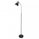 LAMPADAR 1540MM SOCLU E27 - NEGRU/CROM