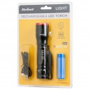 Lanterna aluminiu 10w cu acumulator 2200mah rebel