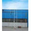 Lift electric cu carucior mobil si telecomanda pentru ridicare panouri solare fotovoltaice maxim 19m