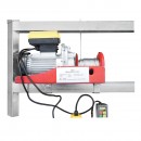 Lift electric cu carucior mobil si telecomanda pentru ridicare panouri solare fotovoltaice maxim 19m