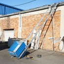 Lift pentru panouri solare, 19m, 200kg, cu telecomanda 220V