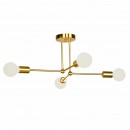 Lustra vintage 4 x E27, Auriu, IP20, 250 x 520 mm, max 4 x 18 W