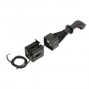 Maneta comanda distribuitor hidraulic 3 butoane Breckner Germany