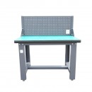 Masa, banc de lucru atelier cu priza 220V si panou perforat 1200x750x800+450mm