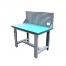 Masa, banc de lucru atelier cu priza 220V si panou perforat 1200x750x800+450mm