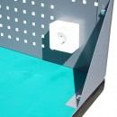Masa, banc de lucru atelier cu priza 220V si panou perforat 1200x750x800+450mm