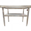 Masa de lucru apicola din inox 1000x700x800mm cu raft