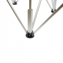 Masa de lucru pliabila tip acordeon cu 10 picioare, cadru din aluminiu 226x61x72cm