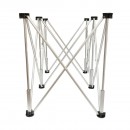 Masa de lucru pliabila tip acordeon cu 6 picioare, cadru din aluminiu 116x61x72cm