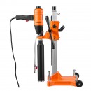 Masina de carotat umed/uscat, suport cu roti, Diametru gaurire 20-202 mm, 1500 W, 4 x carote 25, 50, 76, 102 mm