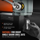 Masina de gaurit magnetica pentru spatii inguste, 1300 W, 650 rpm, 10000 N, diametru gaurire 35 mm