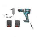 Masina de gaurit si insurubat cu percutie, 2 acumulatori 21V, 4Ah Li-ion, LED, brushless, 65Nm, mandrina 13mm, 0-400/1400rpm Breckner Germany
