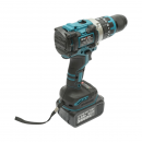 Masina de gaurit si insurubat cu percutie, 2 acumulatori 21V, 4Ah Li-ion, LED, brushless, 65Nm, mandrina 13mm, 0-400/1400rpm Breckner Germany