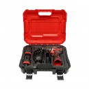 Masina de gaurit si insurubat cu percutie 320W, 2 acumulatori 16.8V, 1.5Ah Li-ion, LED, brushless, 50Nm, mandrina 10mm, 0-500/1500rpm Breckner Germany