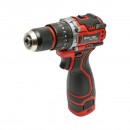 Masina de gaurit si insurubat cu percutie 320W, 2 acumulatori 16.8V, 1.5Ah Li-ion, LED, brushless, 50Nm, mandrina 10mm, 0-500/1500rpm Breckner Germany