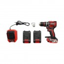 Masina de gaurit si insurubat cu percutie 500W, 2 acumulatori 21V, 1.5Ah Li-ion, LED, brushless, 50Nm, mandrina 13mm, 0-500/1600rpm Breckner Germany