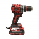 Masina de gaurit si insurubat cu percutie 500W, 2 acumulatori 21V, 1.5Ah Li-ion, LED, brushless, 50Nm, mandrina 13mm, 0-500/1600rpm Breckner Germany