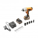 Masina de insurubat 1/2 cu impact 20V 450Nm, baterie 2x4.0Ah Hoteche