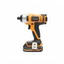 Masina de insurubat 1/4 cu impact 20V 180Nm, baterie incarcare rapida 2x2.0Ah Hoteche