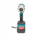 Masina de insurubat cu impact 1/2 inch, 2 acumulatori 21V, 3Ah Li-ion, LED, brushless, cuplu 400Nm, tubulare, burghie, biti 31 piese Breckner Germany