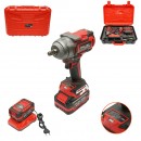 Masina de insurubat cu impact 1/2 inch 900W, 2 acumulatori 21V, 4Ah Li-ion, LED, Brushless, 1100Nm, 0-1400/1900/2400rpm Breckner Germany