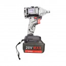 Masina de insurubat cu impact 320Nm, acumulator 20V/4000mAh si incarcator 220V/50-60Hz, ax 12.7mm, 2200rot/min IP20 Makute