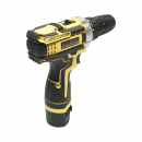 Masina de insurubat si gaurit cu 2 baterii litiu 12V/1.5Ah, cuplu 25Nm, mandrina 10mm, 2 trepte turatie 0-1350rpm Breckner Germany