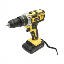 Masina de insurubat si gaurit cu percutie, 2 baterii litiu 21V/1.5Ah, cuplu 29Nm, mandrina 10mm, 2 trepte turatie 0-1350rpm Breckner Germany