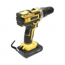 Masina de insurubat si gaurit cu percutie, 2 baterii litiu 21V/1.5Ah, cuplu 29Nm, mandrina 10mm, 2 trepte turatie 0-1350rpm Breckner Germany