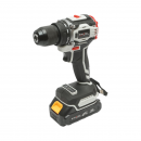 Masina de insurubat si gaurit fara perii cu 2 baterii litiu 21V/1.5Ah, cuplu 40Nm, mandrina 10mm, turatie 1350rpm Breckner Germany
