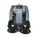 Masina de maturat stradala cu aspirare 48V/80Ah, 2.2kW, latime maturare 1380mm, cos colectare 120L, productivitate 8000 mp/h