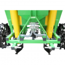 Masina de plantat cartofi pe 2 randuri cu fertilizare, buncar 180kg model Polonia