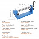 Masina de roluit tabla, Lungime max 610 mm, 2 x role detasabile 