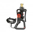 Masina de taiat beton electrica brushless 3500W, 220V, disc inelar diamantat 410mm, adancime 310mm, pompa apa automata 4 L/min Breckner Germany