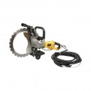 Masina de taiat beton electrica brushless 5000W, 220V, disc inelar diamantat 400mm, adancime 290mm, pompa apa automata 20 L/min Breckner Germany