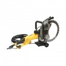 Masina de taiat beton electrica brushless 5000W, 220V, disc inelar diamantat 400mm, adancime 290mm, pompa apa automata 20 L/min Breckner Germany