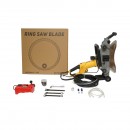 Masina de taiat beton electrica brushless 5000W, 220V, disc inelar diamantat 600mm, adancime 490mm, pompa apa automata 20 L/min Breckner Germany