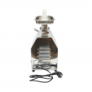 Masina de tocat carne electrica inox + aluminiu 1200W, 220V, capacitate 100 kg/h, adaptor carnati, 1 sita si 1 cutit incluse 340x185x365mm