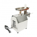 Masina de tocat carne inox electrica 600W, 220V, capacitate 100 kg/h, adaptor carnati, 2 site si 2 cutite incluse 340x185x365mm