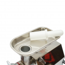 Masina de tocat carne inox electrica 600W, 220V, capacitate 100 kg/h, adaptor carnati, 2 site si 2 cutite incluse 340x185x365mm